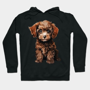 Puppy Miniature Poodle Hoodie